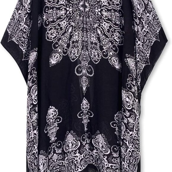 Kimonos for Women Swimsuit Coverups Beach Cover Up Swimwear Cardigan Summer - Picture 6 of 7